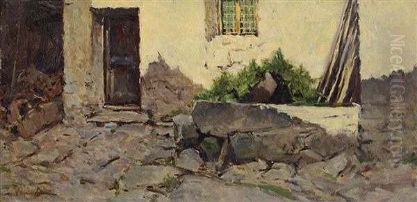 Cascinale Oil Painting by Vittorio Avanzi