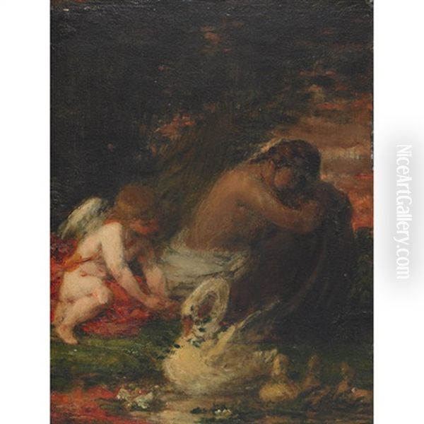 Regrets (study) Oil Painting by William (P.) Babcock