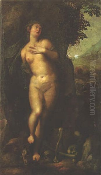 Persues And Andromeda Oil Painting by Jacob De Backer