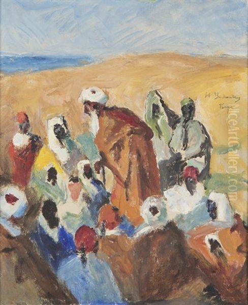 Tanger Oil Painting by Hugo Backmansson