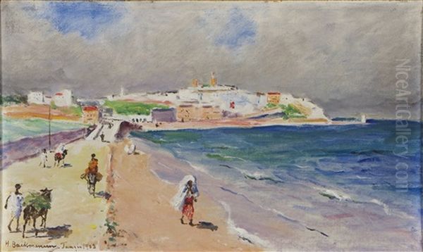 Tanger Oil Painting by Hugo Backmansson