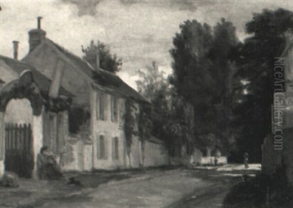 A Summer Afternoon Oil Painting by Henry Bacon