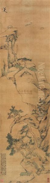 Sailing Back Oil Painting by Bada Shanren