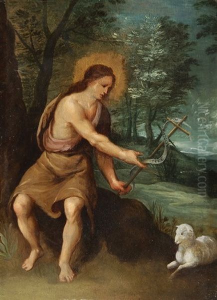 Hl. Johannes Der Taufer Oil Painting by Cornelis de Baellieur