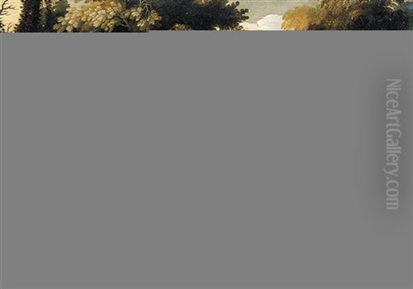 Prediking Van Johannes De Doper Oil Painting by Cornelis de Baellieur