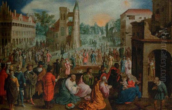 The Adoration Of The Magi Oil Painting by Cornelis de Baellieur
