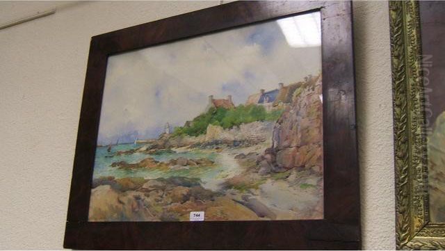 Cotebretonne Oil Painting by Clement Adams