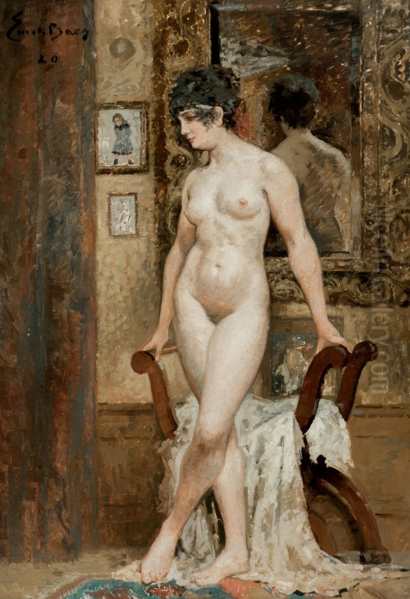 Mariette Oil Painting by Emile Baes