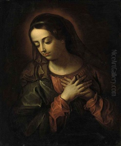 The Madonna Oil Painting by Cavaliere Giovanni Baglione