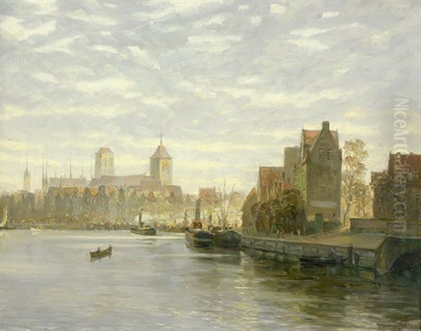 Danzig-oliva Oil Painting by Reinhold Bahl