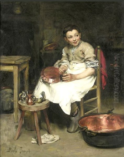 La Carvee Des Cuivres Oil Painting by Joseph Bail