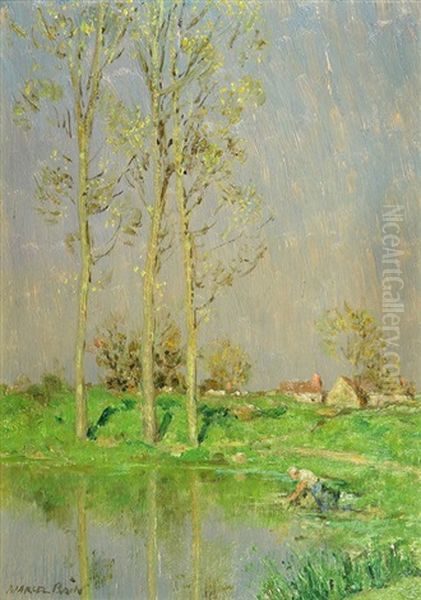 Printemps Oil Painting by Marcel Adolphe Bain