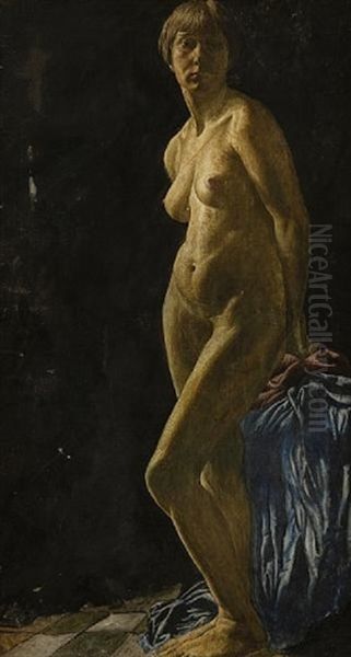 Nude Oil Painting by Edward Baird