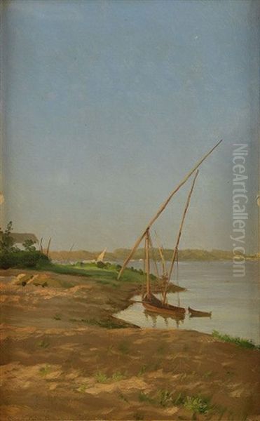 Gizeh-cairo Oil Painting by Stephan Vladislavovich Bakalowicz