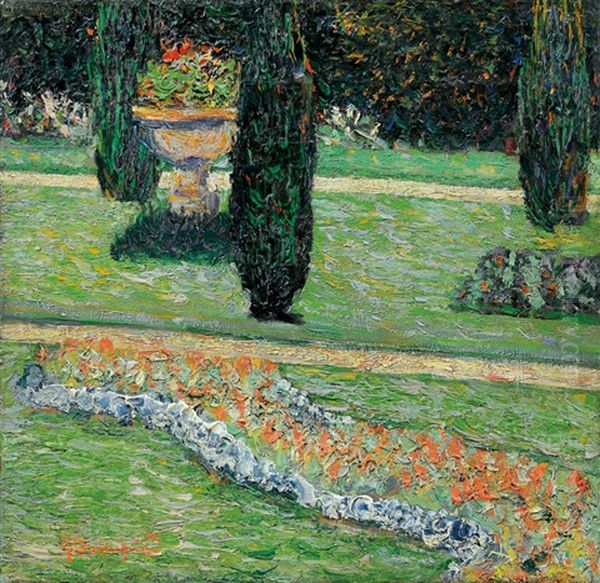 Angolo Del Giardino Oil Painting by Guglielmo Baldassini