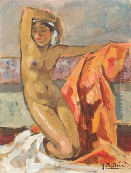 Nu Feminin Oil Painting by Jean Baldoui