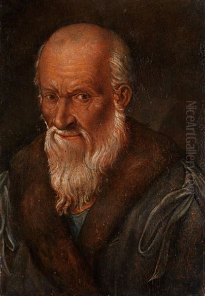 Brustbild Eines Alten Mannes Oil Painting by Hans Baldung Grien