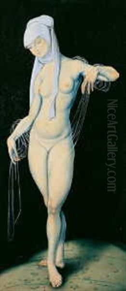 Stehende Venus Oil Painting by Hans Baldung Grien