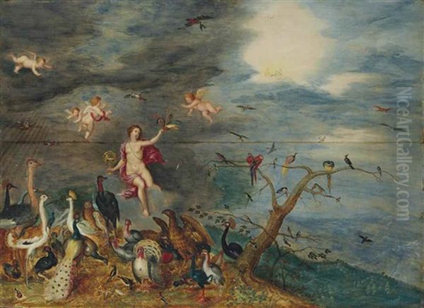 Allegorie De L'air Oil Painting by Hendrik van Balen the Elder