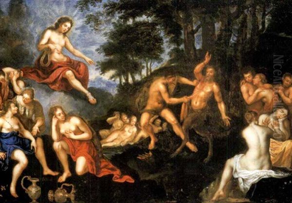 Apollon Et Marsyas Oil Painting by Hendrik van Balen the Elder