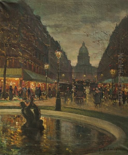 Le Pantheon Oil Painting by Paul-Marcel Candies Balmigere