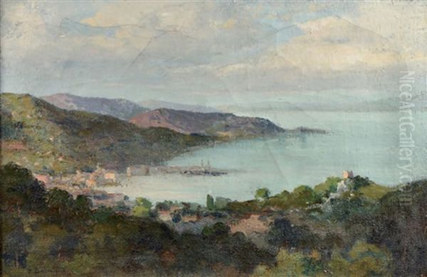 Vue Du Littoral Corse Oil Painting by Paul-Marcel Candies Balmigere