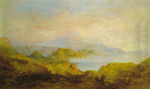Englische Kustenlandschaft Oil Painting by Fritz Bamberger