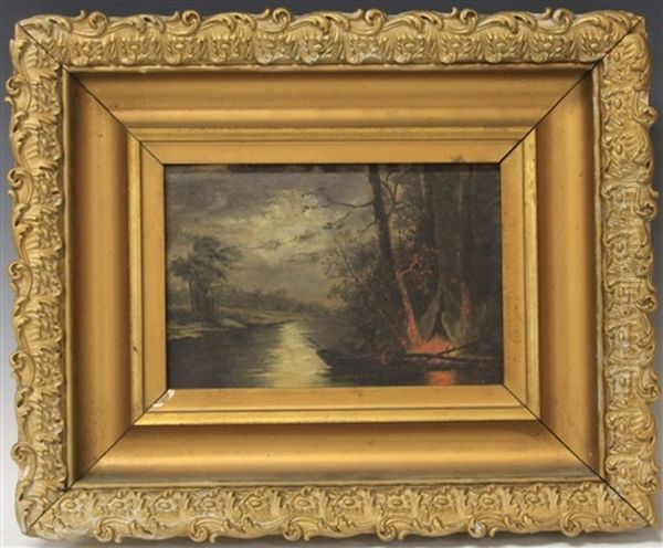 Untitled Oil Painting by Edward Mitchell Bannister