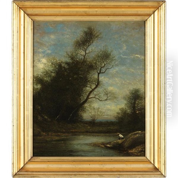 Landscape Oil Painting by Edward Mitchell Bannister