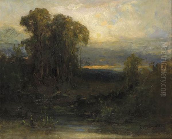 Landscape Oil Painting by Edward Mitchell Bannister