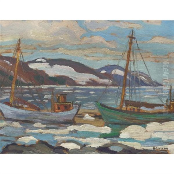 Gaspe, Quebec Oil Painting by Sir Frederick Grant Banting
