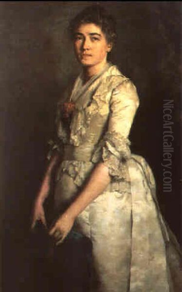 Junge Dame Oil Painting by Carl Bantzer