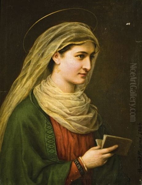 Madonna Oil Painting by Ilona Barabas