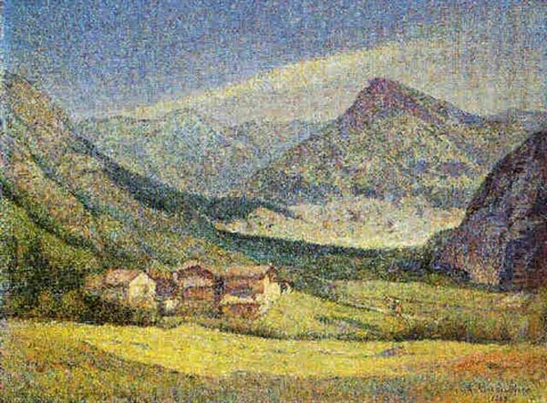 Valle D'ayaz Oil Painting by Angelo Barabino