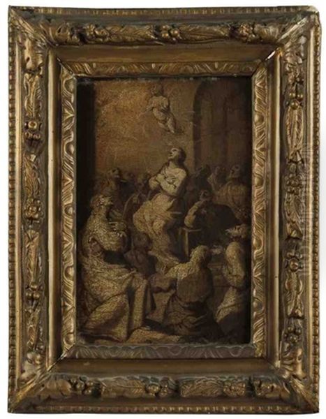 La Pentecote Oil Painting by Dirck Barendsz.