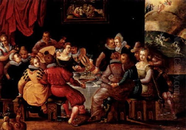 Mankind Awaiting The Last Judgement Oil Painting by Dirck Barendsz.