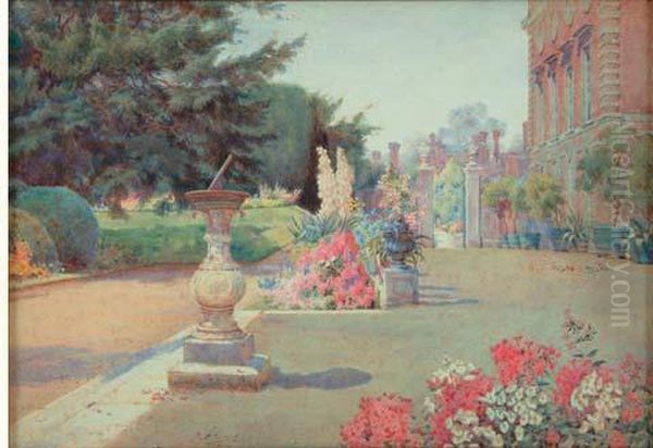 Parc Ensoleille Oil Painting by Edith Helena Adie