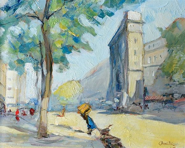 Paesaggio Oil Painting by Pietro Barilla