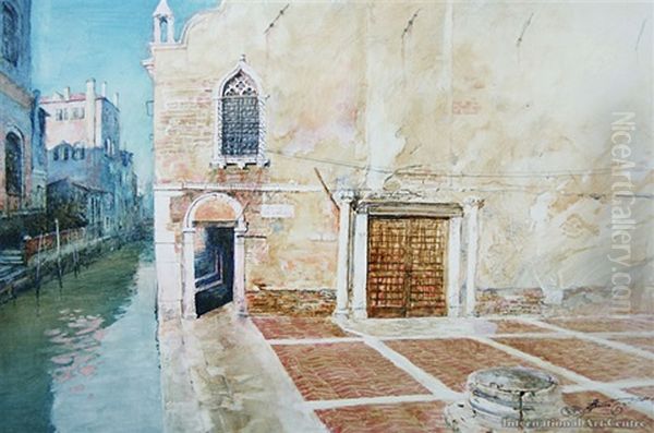 Campo De L'abazia Oil Painting by David Barker