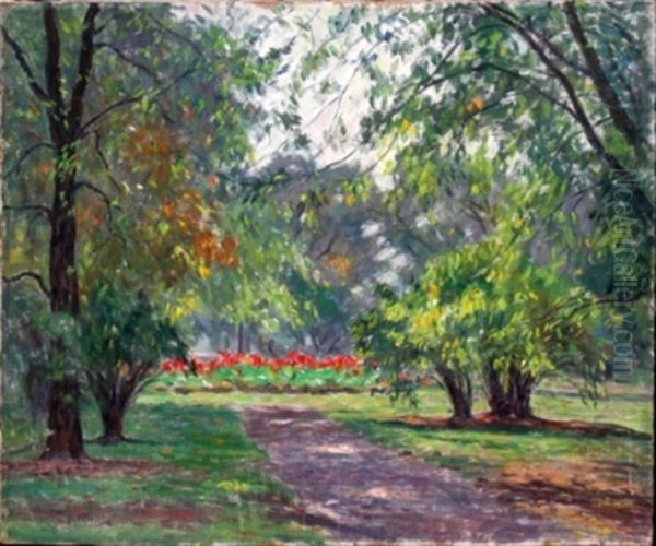 Landscape Oil Painting by Ernest Harrison Barnes