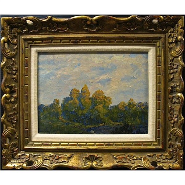 Cimes Orangees Oil Painting by Wilfred Molson Barnes