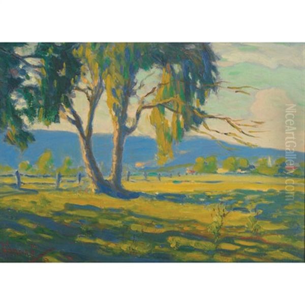 Pasture, Summer Oil Painting by Wilfred Molson Barnes
