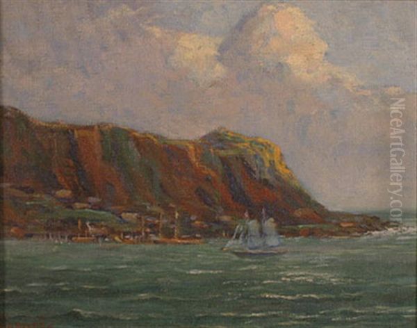 Off The Coast Of Newfoundland Oil Painting by Wilfred Molson Barnes