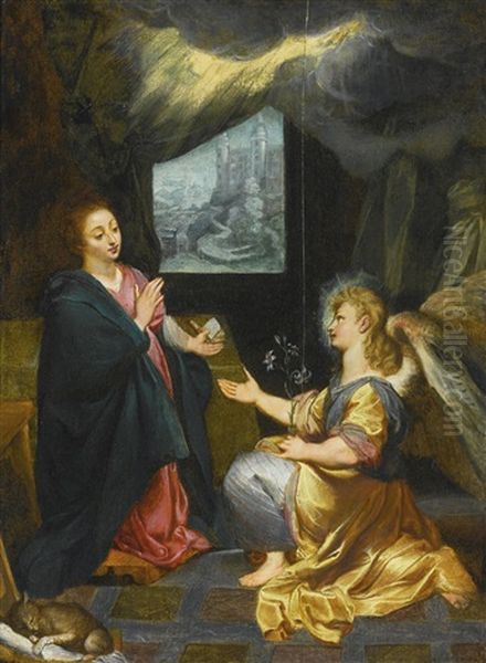 The Annunciation Oil Painting by Federico Barocci