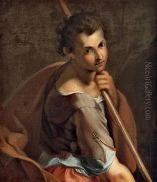 Ritratto Di Un Giovane Santo? Oil Painting by Federico Barocci