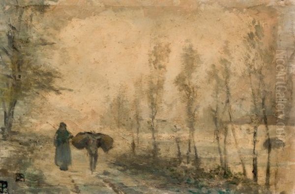 El Molino Oil Painting by Ricardo Baroja Nessi