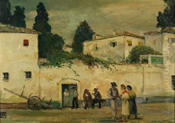 Manana Andaluza Oil Painting by Ricardo Baroja Nessi