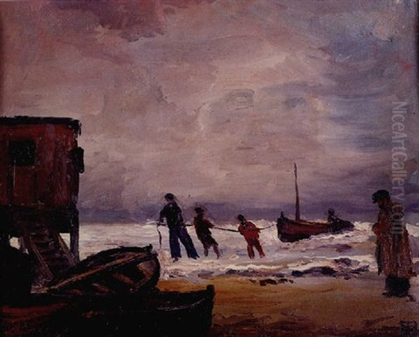 Varadero Oil Painting by Ricardo Baroja Nessi