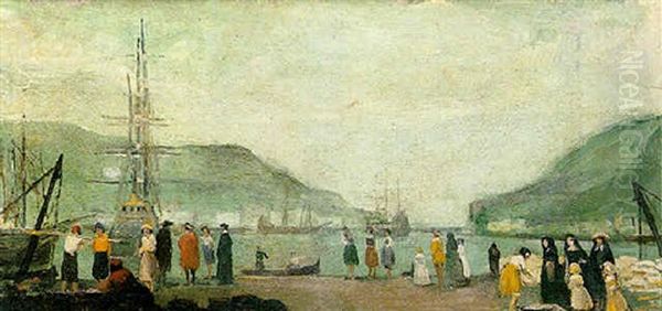 Los Pasajes Oil Painting by Ricardo Baroja Nessi