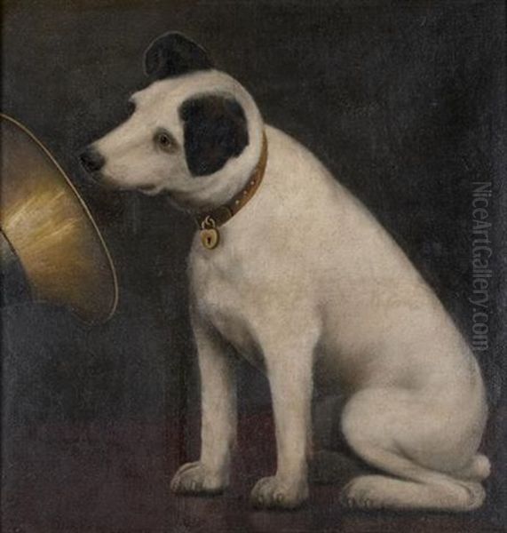 His Master's Voice Oil Painting by Francis Barraud